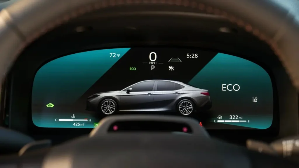 ECO Mode indicator on Camry Hybrid