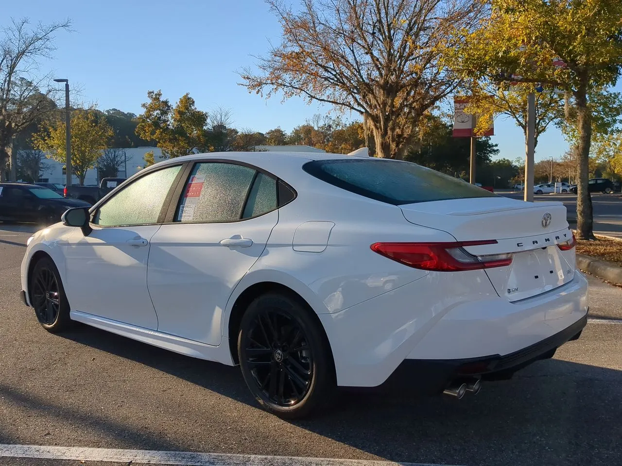 2025 Camry on Ice Cap White Paint Color