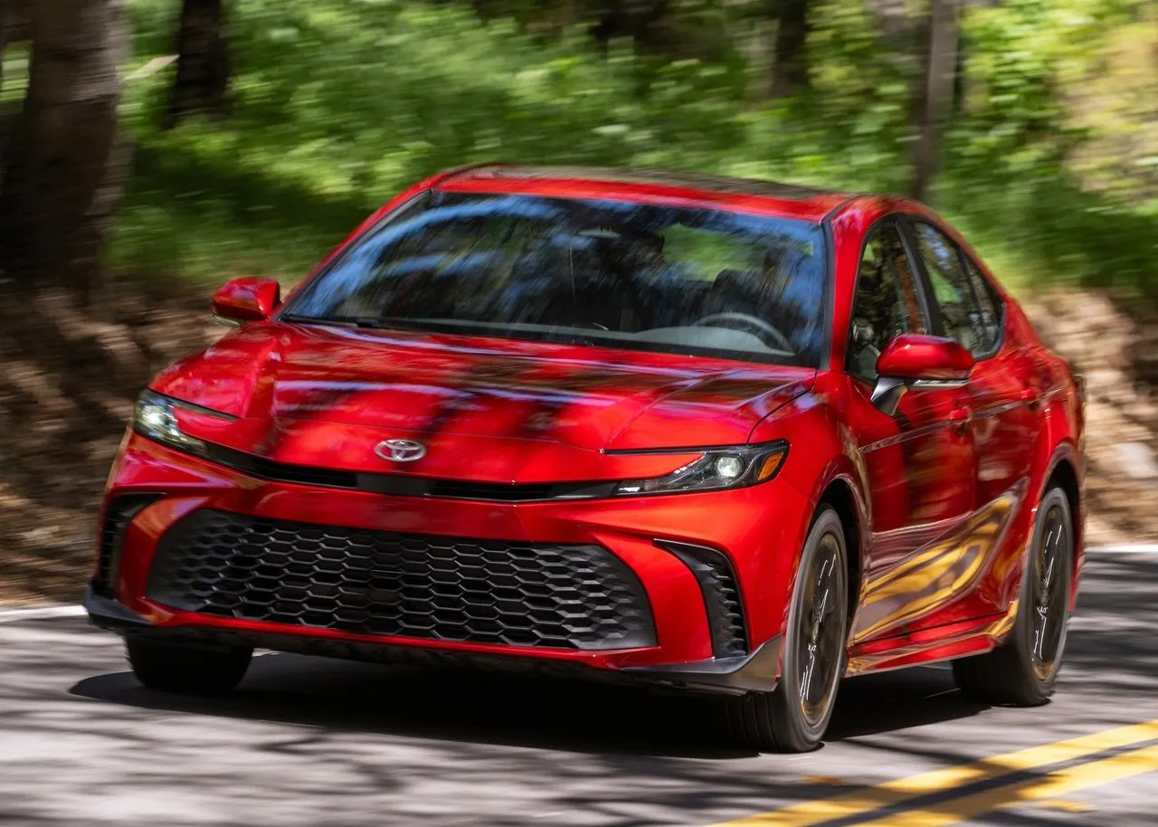 Camry Hybrid Supersonic Red