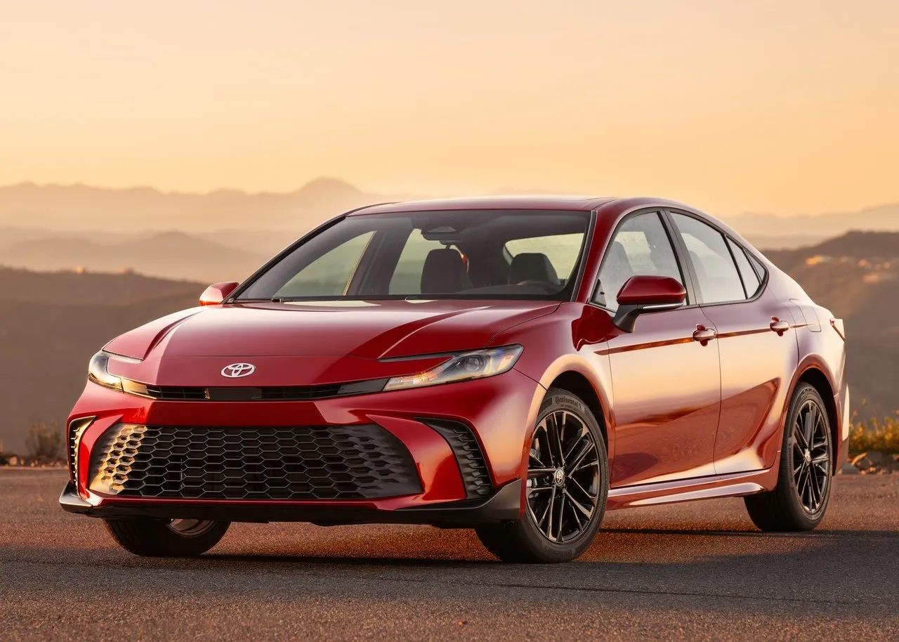 Supersonic Red Paint Color on Camry Hybrid