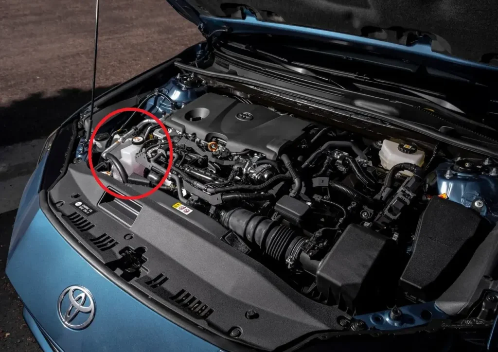 Engine Coolant Reservoir Location On New Toyota Camry